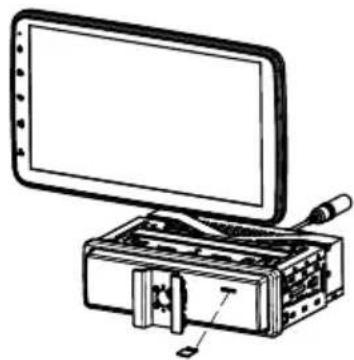 BLAUPUNKT Cape Town 948 DAB - Insertion d'une carte microSD - 2