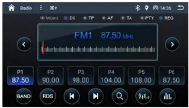 BLAUPUNKT Cape Town 948 DAB - Uruchomienie trybu radia - 1