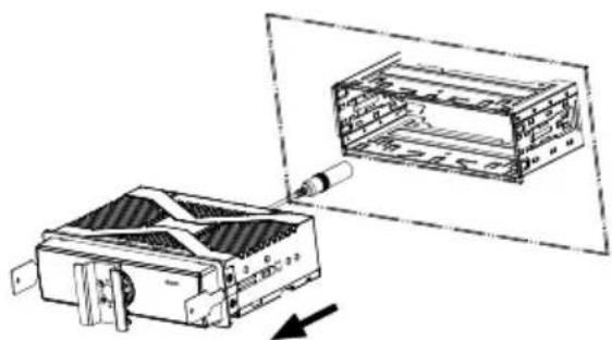 BLAUPUNKT Cape Town 948 DAB - Entfernen des Geräts - 5