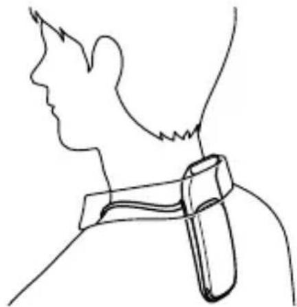 SONY REON POCKET RNPK-5 - Wearing the unit - 1
