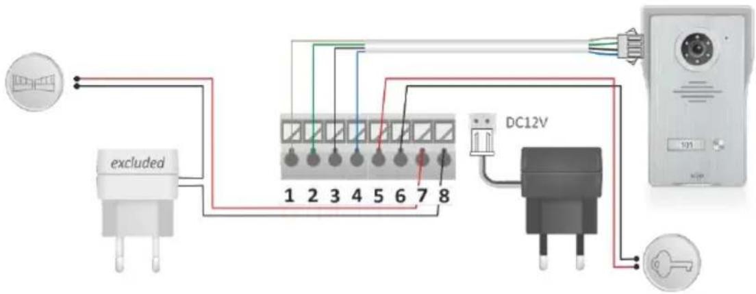 ELRO DV4000 - Contacts sans potentiel 7 & 8 - 1