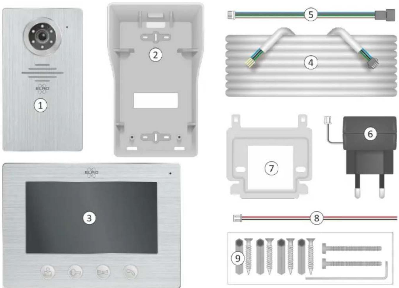 ELRO DV4000IP - Contenu - 1