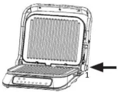 Arendo 303491 - Verwendung als offener Grill - 1
