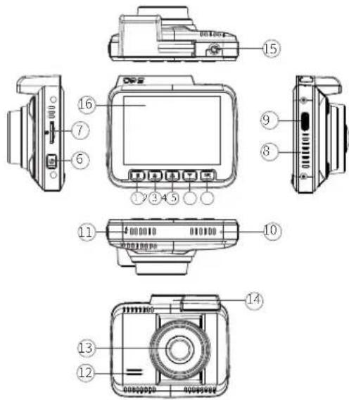 AZDome GS63H Pro - PRODUKTDIAGRAMM - 1