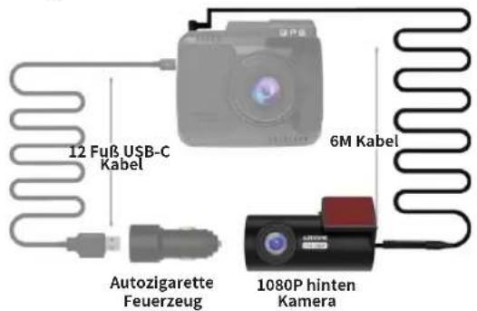 AZDome GS63H Pro - Installieren der Rückfahrkamera - 2