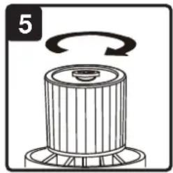 Vacmaster Professional VJF912PF 0202 - AVERTISSEMENT : DÉBRANCHEZ TOUJOURS LA FICHE DE LA PRISE DE COURANT AVANT DE RETIRER LE BLOC-MOTEUR DU RÉSERVOIR COLLECTEUR. - 4