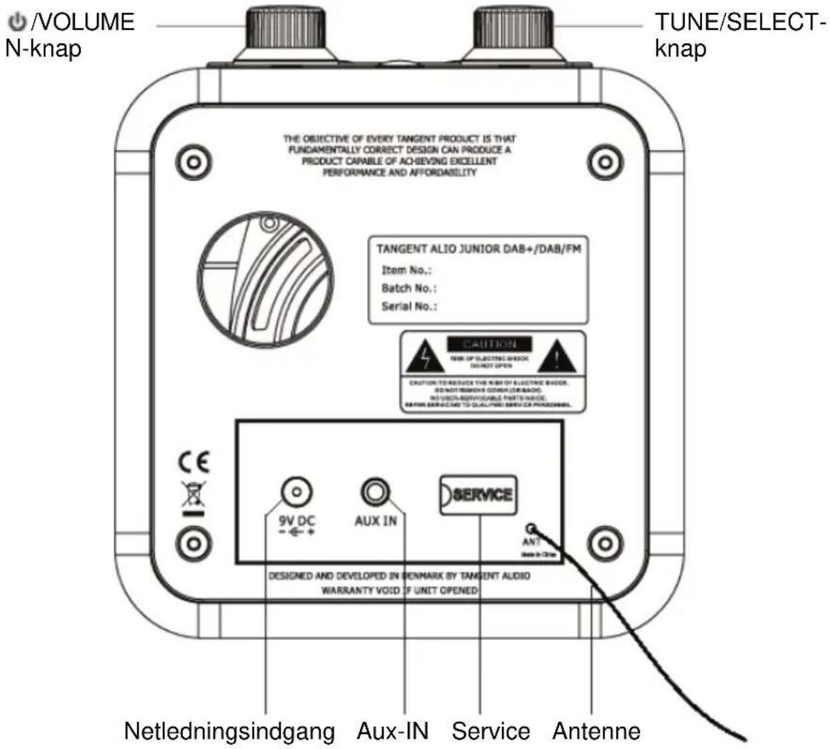 TANGENT Alio Junior DAB+ - Set bagfra - 1
