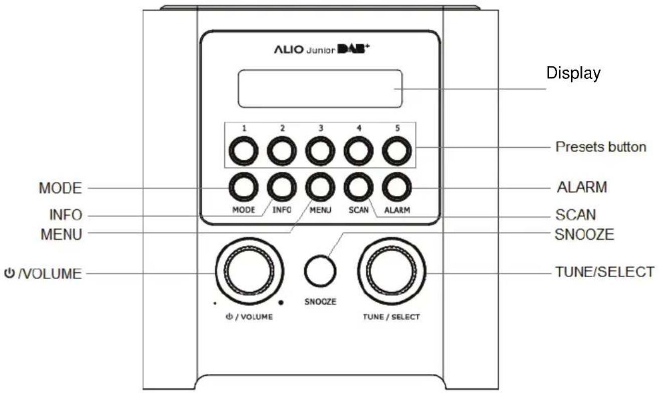 TANGENT Alio Junior DAB+ - Vooraanzicht - 1