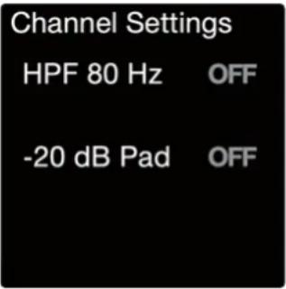 PRESONUS Quantum HD 2 - Reglages de canal supplémentaires - 2