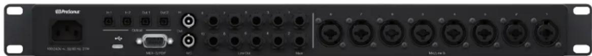 PRESONUS Quantum HD 2 - Face arrirée - 2