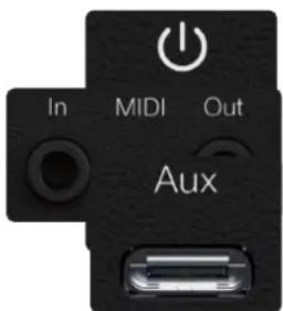 In MIDI Out Aux
