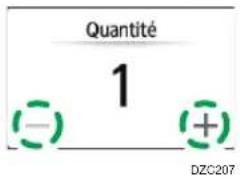 RICOH IM 4000 - Appuyez sur [ ] ^† ou [ ] dans [Quantité] pour spécifier le nombre de copies. - 1