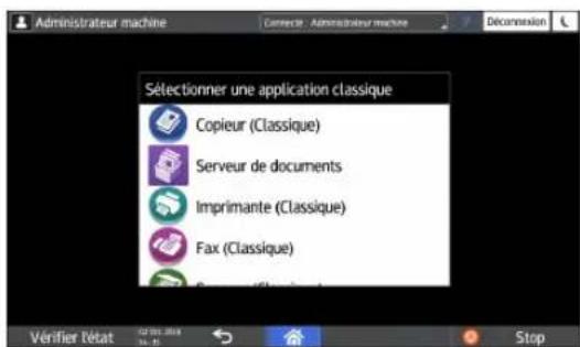 RICOH IM 4000 - Ajout d'une icône/d'un widget à l'écran d'accueil - 3