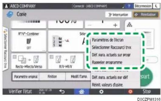 RICOH IM 4000 - Modification du contenu du programme - 2