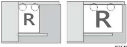 RICOH IM 4000 - En cas de spécification de [2 en haut] comme position d'agrafage ou de perforation - 2