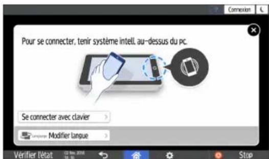 RICOH IM 4000 - Connexion à l'aide d'un appareil mobile - 2