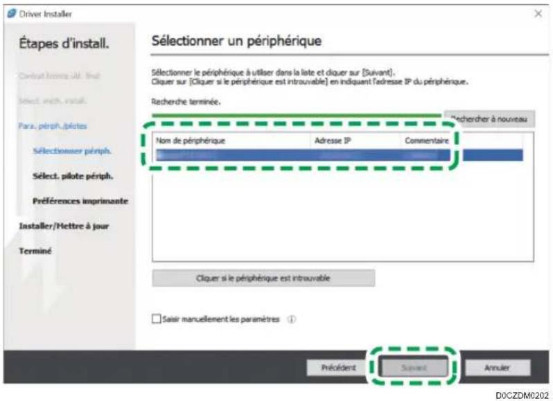 RICOH IM 4000 - Installer Device Software Manager en utilisant le fichier téléchargé - 2