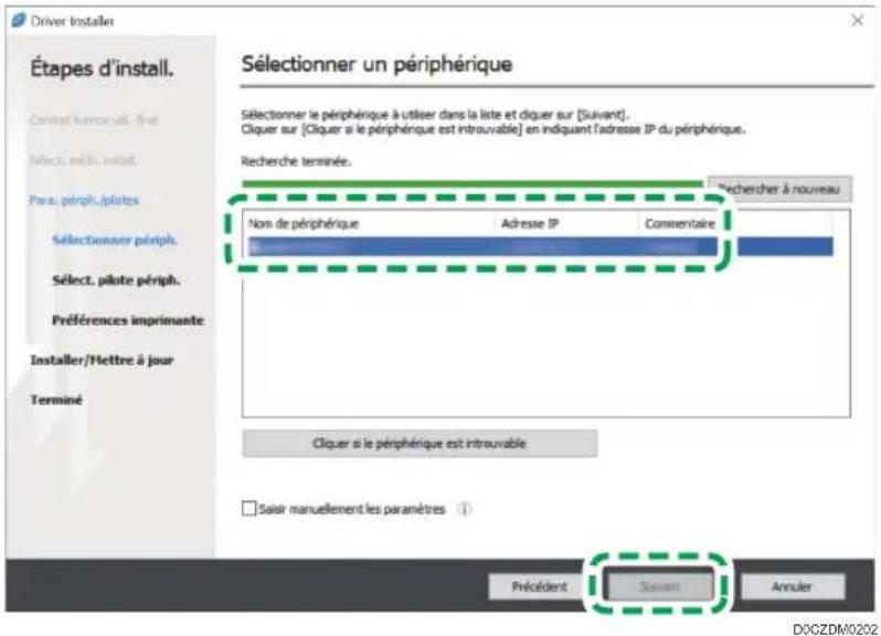 RICOH IM 4000 - Installer le pilote d'impression PCL 6 depuis le CD-ROM - 3
