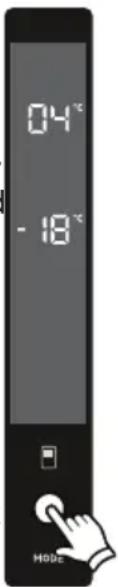 AEG ORC6M481EL - Gefriertemperatureinstellungen - 1