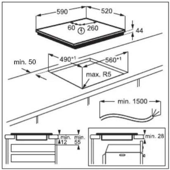 AEG NII64B30FB - Collegamento bifase - 6