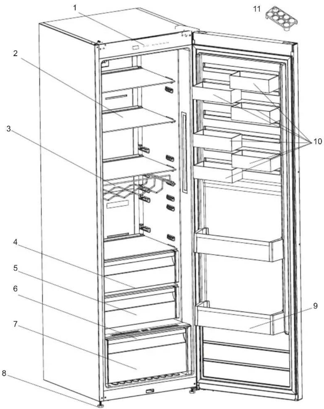 AEG ORK8M391DX - PART - 7. DESCRIPTION OF THE APPLIANCE - 1