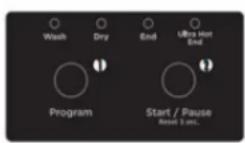 DANBY DDW2400EW - PANEL DE CONTROL - BOTONES - 1
