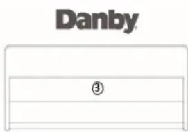 DANBY DDW2400EW - PANNEAU DE COMMANDE - BOUTONS - 2