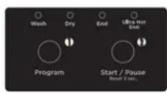 DANBY DDW2400EW - CONTROL PANEL - BUTTONS - 1