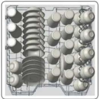 DANBY DDW2400ESS - CARGANDO LA CESTA SUPERIOR - 2