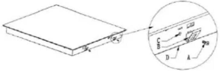ROSIERES RIFS954MCTT - Regolazione della posizione delle staffe - 1