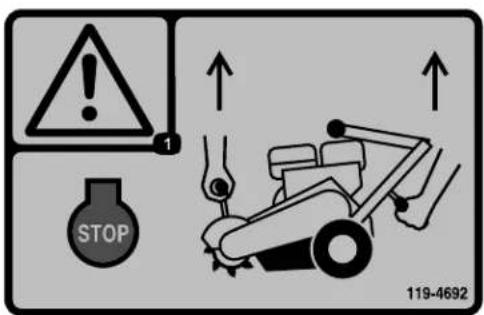 TORO 22611 - Autocollants des sécurité d'instruction - 5