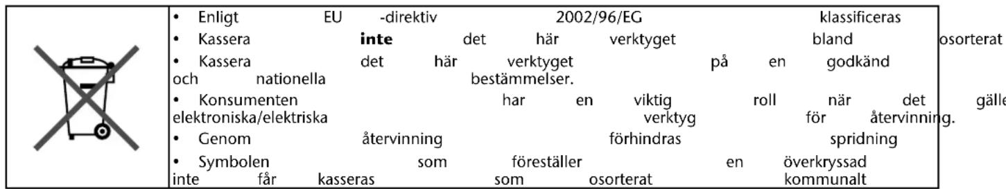 TORO 51370 - Uttjänta elektriska och elektroniska apparater (WEEE) - 1