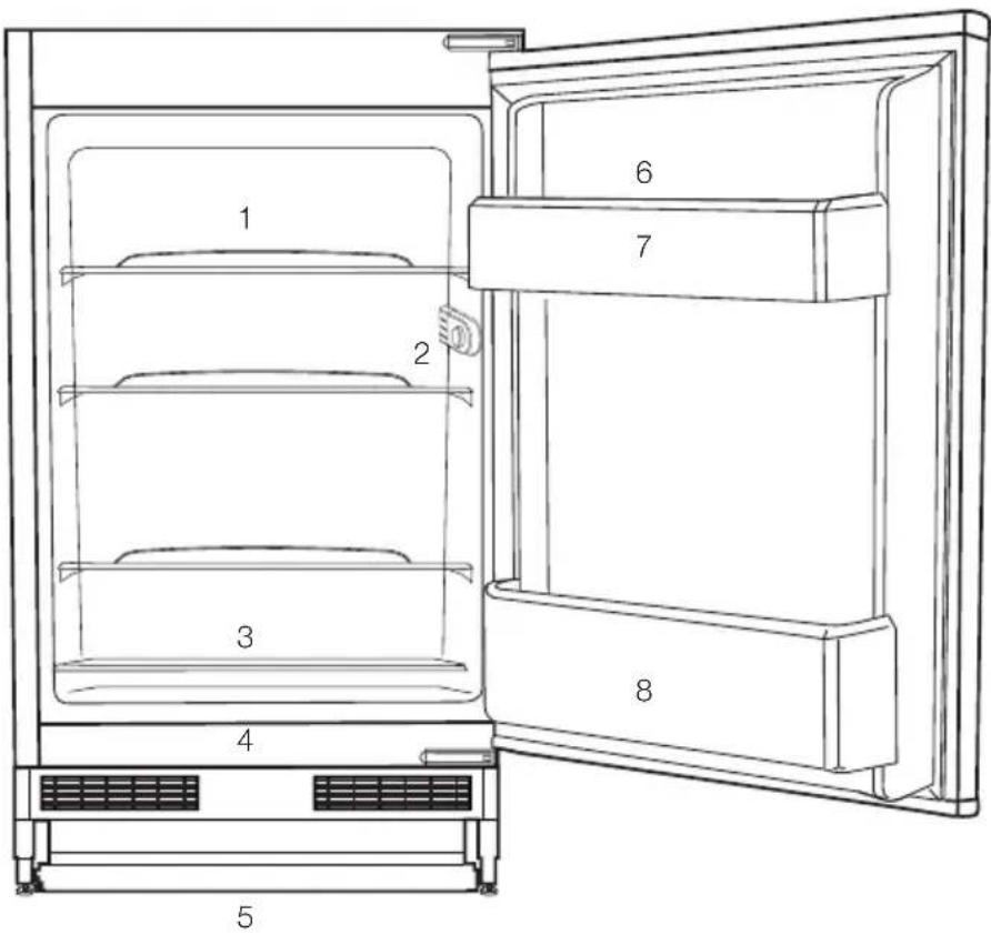 GRUNDIG BU1104N - Kjøleskapet - 1
