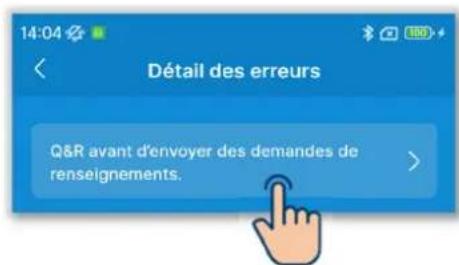 MITSUBISHI RC-ES1 - Consultation des Q&amp;R avant d'envoyer des demandes de renseignements - 1