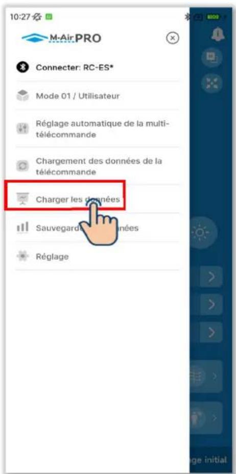 MITSUBISHI RC-ES1 - Chargement des données - 1
