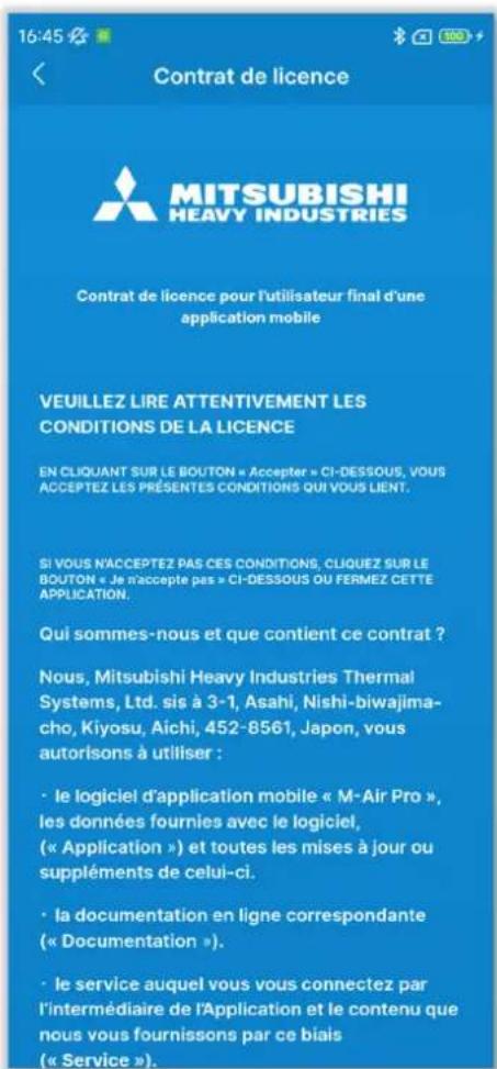 MITSUBISHI RC-ES1 - ■ Consultation du contrat de licence - 2