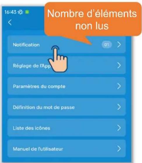 MITSUBISHI RC-ES1 - Notification de l'application - 1