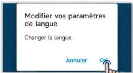 MITSUBISHI RC-ES1 - ■ Sélection de la langue de l'application - 3