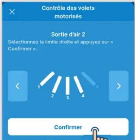 MITSUBISHI RC-ES1 - Lors du réglage du volet individuel dans la direction du volet gauche/droit - 3