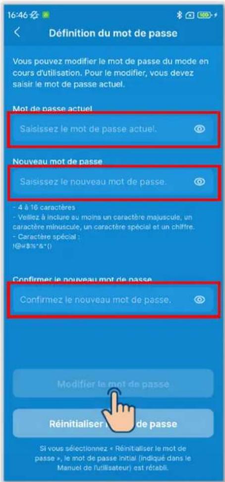 MITSUBISHI RC-ES1 - Définition du mot de passer - 3