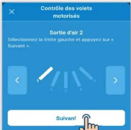 MITSUBISHI RC-ES1 - Lors du réglage du volet individuel dans la direction du volet gauche/droit - 2