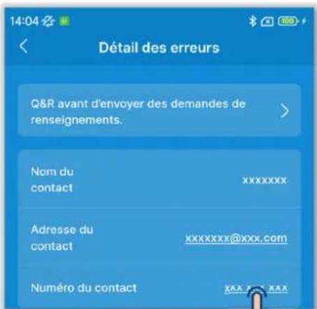 MITSUBISHI RC-ES1 - Lors d'un appel au point de contact - 1