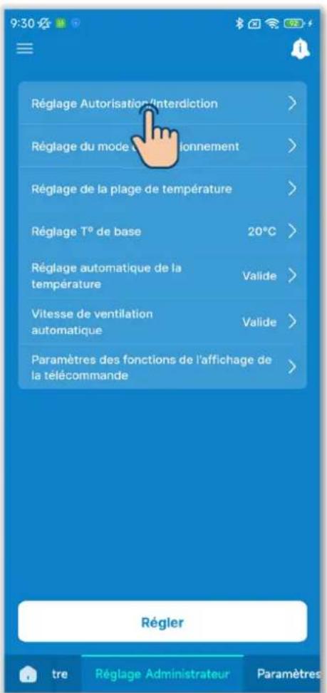 MITSUBISHI RC-ES1 - Réglage Administrateur - 2