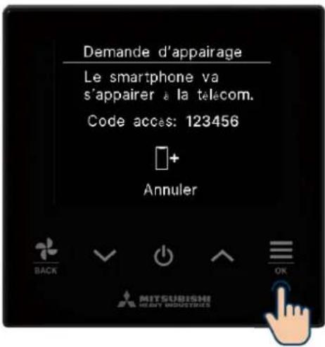MITSUBISHI RC-ES1 - Lors de l'appairage avec une nouvelle télécommande - 4