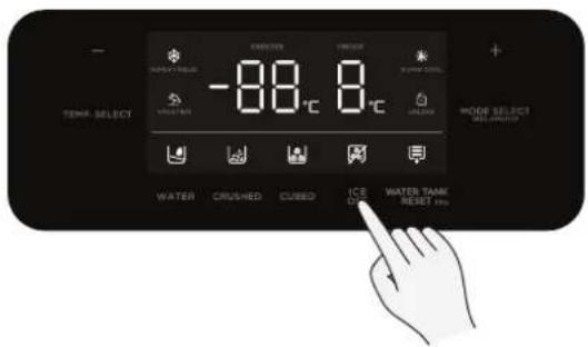 Wisberg WBSBSIW177CB - Cancelling the ice-making function - 1