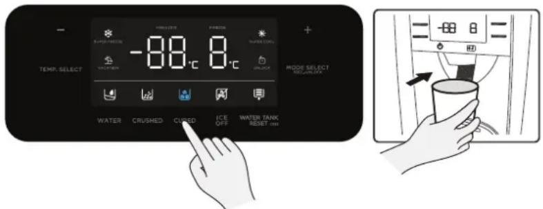 Wisberg WBSBSIW177CB - Taking ice cubes - 1