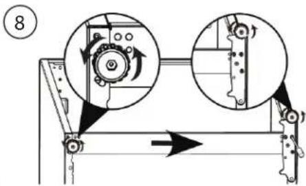 DANBY DFF176B1WDB - INSTRUCCIONES PARA INVERTIR LA APERTURA DE LA PUERTA (APERTURA DE DERECHA A IZQUIERDA) - 12