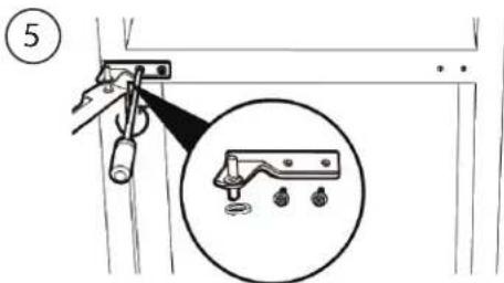 DANBY DFF176B1WDB - DOOR REVERSAL INSTRUCTIONS (LEFT TO RIGHT SWING) - 10