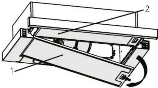 GRUNDIG GDT2565XC - Pulizia del filtro per il grasso in alluminio - 1