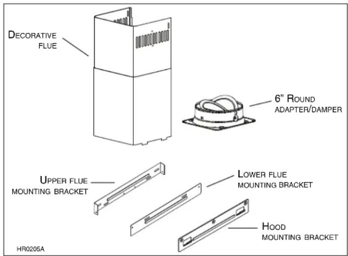 NuTone NW330SS - Parts sold separately: - 1